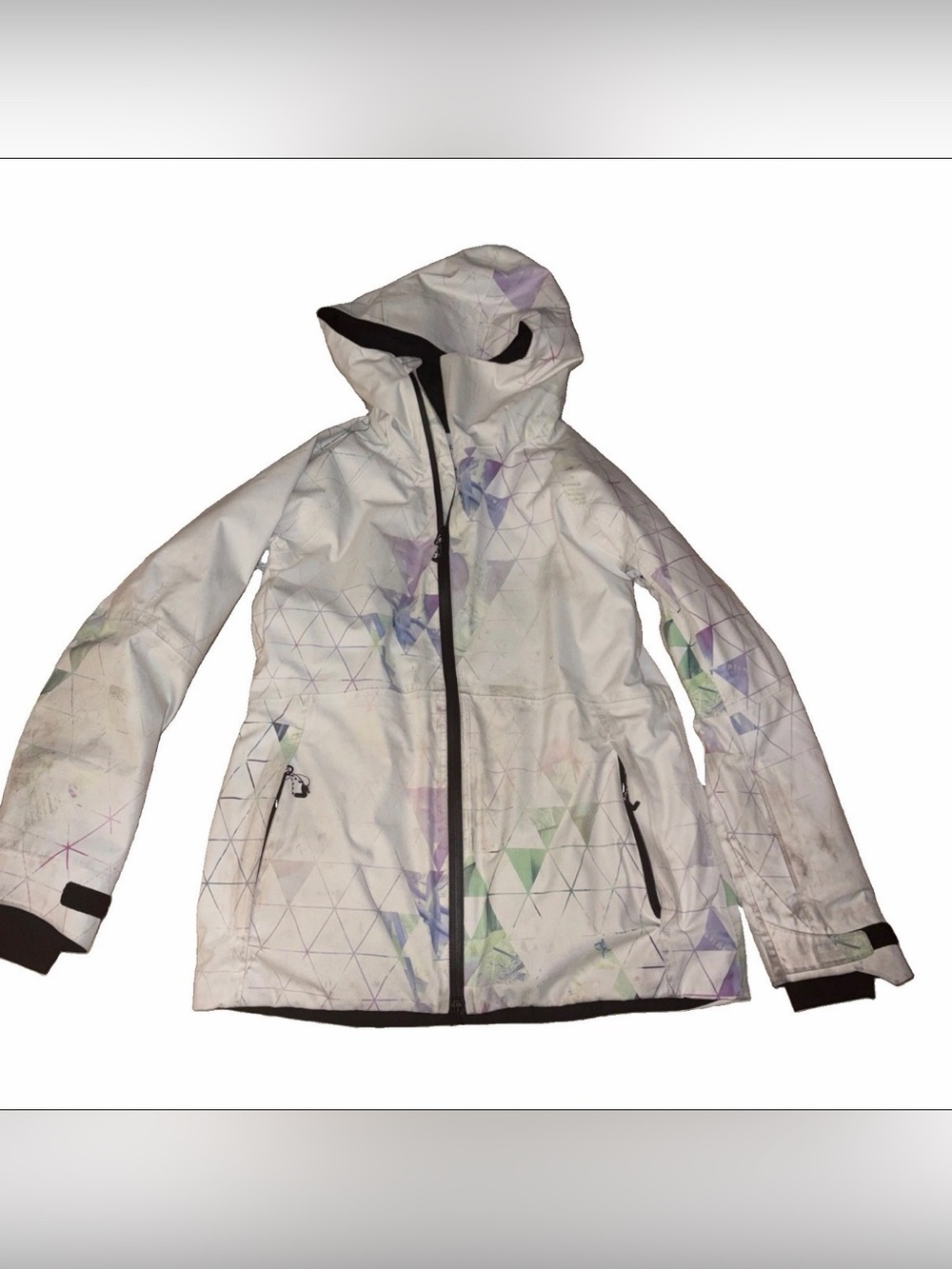 686 GLCR Hydra Thermagraph Ski Snowboard Jacket Womens XS Geometric Purple